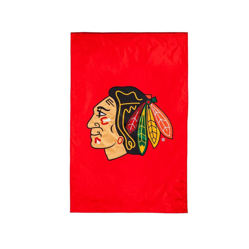 Applique Flag, Reg, Chicago Blackhawks