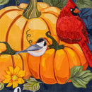 Welcome Friends of Fall  Applique Garden Flag_x000D_