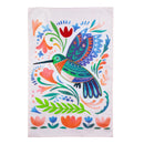 Patterned Hummingbird Applique Garden Flag