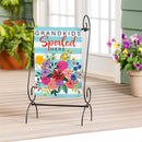 Grandkids Spoiled Here Applique Garden Flag