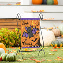 Gone Batty Applique Garden Flag