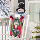 Patterned Nutcracker Garden Applique Flag