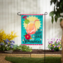 It's Happy Hour Somewhere Applique Garden Flag