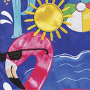 Life is Better at the Pool Applique Garden Flag