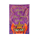Let the Good Times Roll Applique Garden Flag