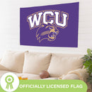 Western Carolina University Single Sided Flag w/ 2 Grommets, 3'x5'