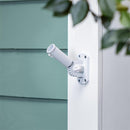 White Metal Flag Bracket