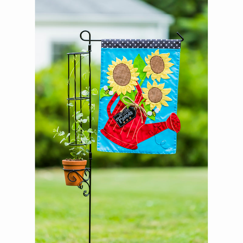 Evergreen Flag hardware,4" Planter Garden Flag Stand,44x20x5 Inches