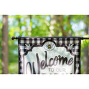 Metal Extendable House Flag Pole, Bronze,20114