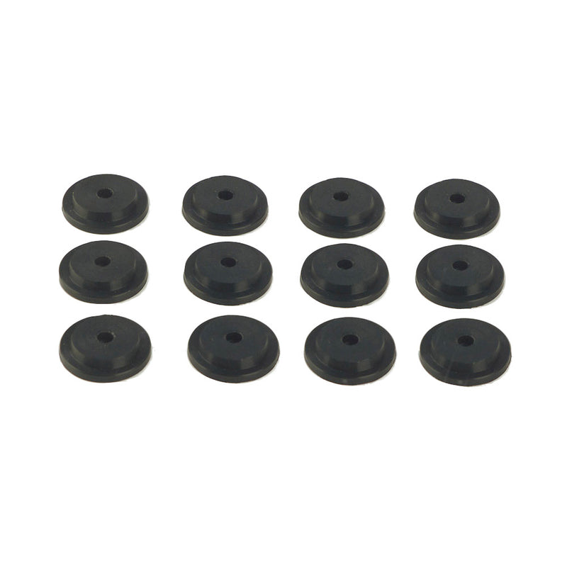 Evergreen Flag hardware,Rubber Stoppers for Garden Flag Stand, 12 Count,1.2x0.25x1.2 Inches
