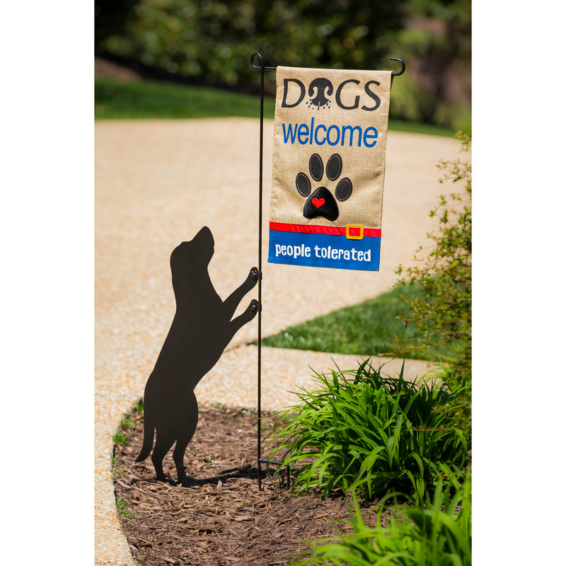Dog Garden Flag Stand,20136