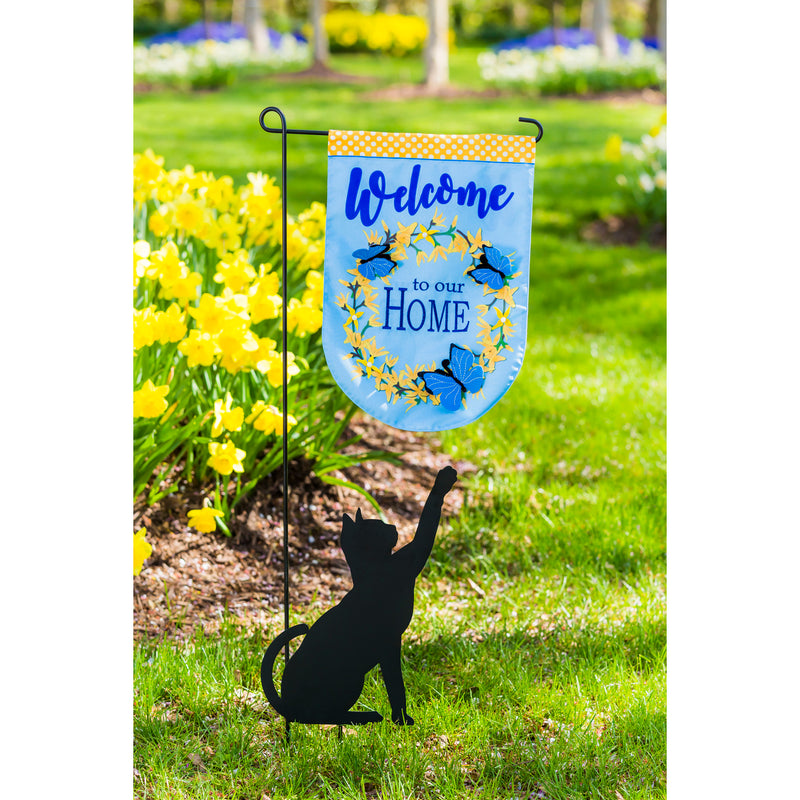 Cat Garden Flag Stand,20137