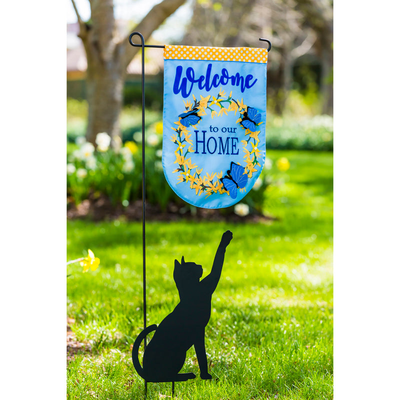 Cat Garden Flag Stand,20137