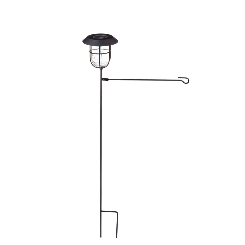 Lantern Solar Garden Flag Stand,20138