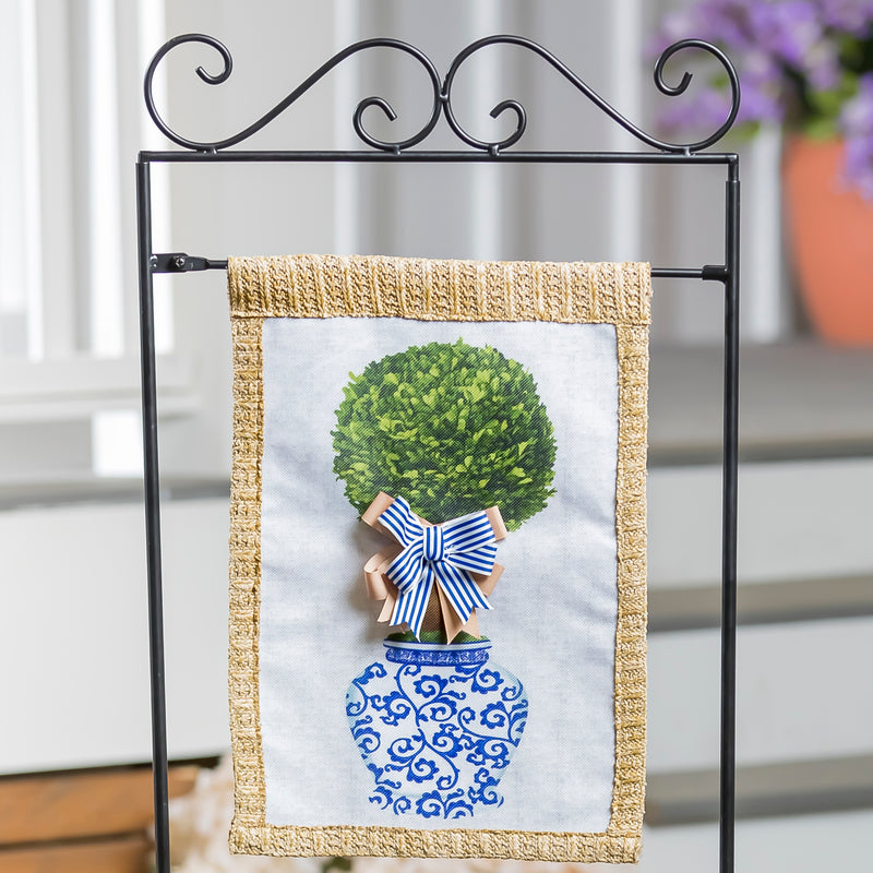 Evergreen Flag hardware,Potted Plant Garden Flag Stand,6x18x53 Inches