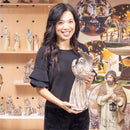 Nativity Bird Feeder, Resin Bird Feeder, Angel, 17"H