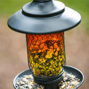 Glass & Metal Bird Feeder, 3 ASST