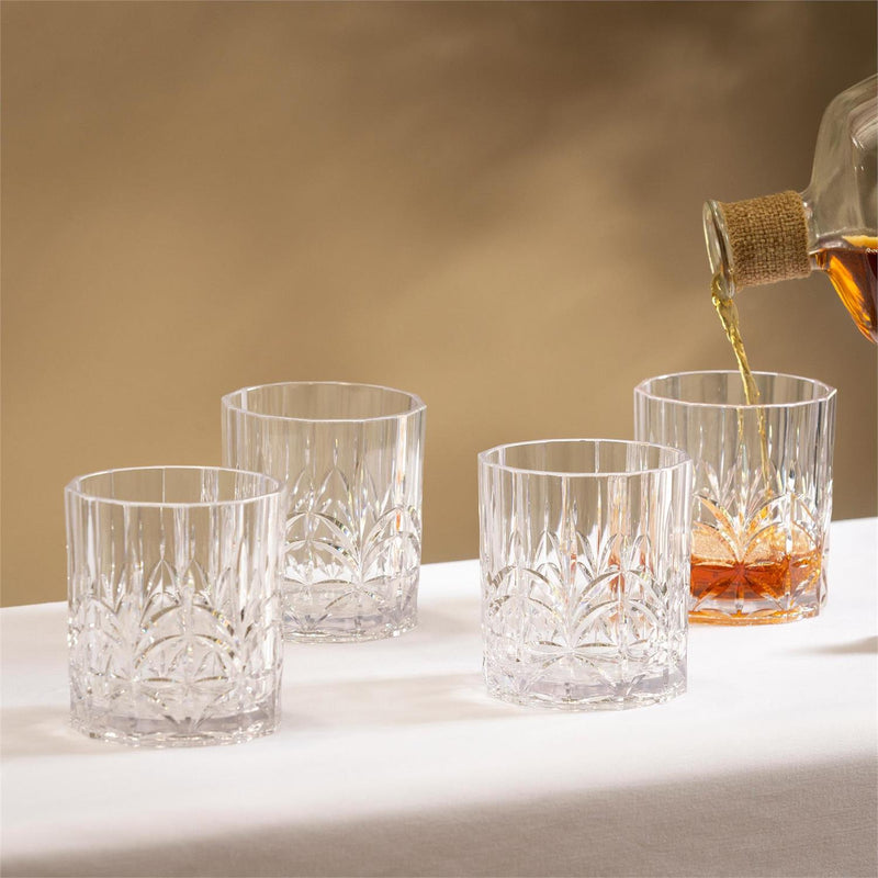 Shatterproof Low Tumbler, Set of 4, Gift Box