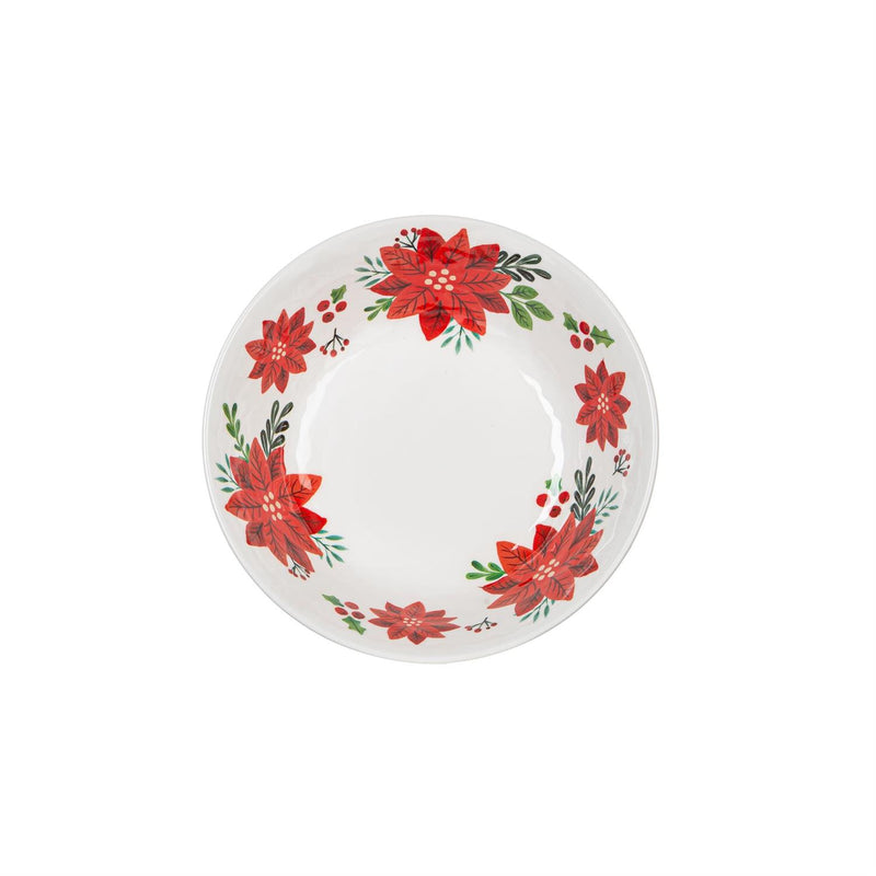 7.5" Melamine Bowl, Holiday Greenhouse