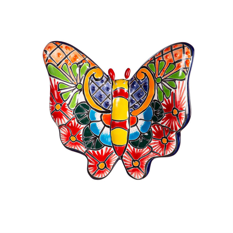 Terracotta Butterfly Wall Art