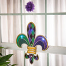 Fleur de Lis LED Window Decor,2ddw2504