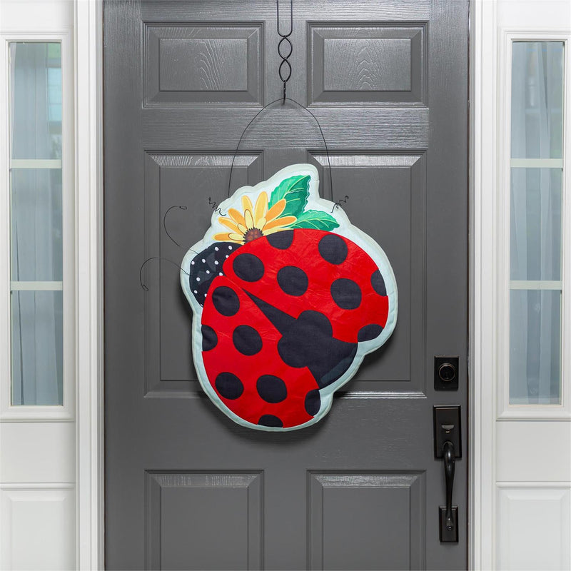 Ladybug Welcome Estate Door Décor