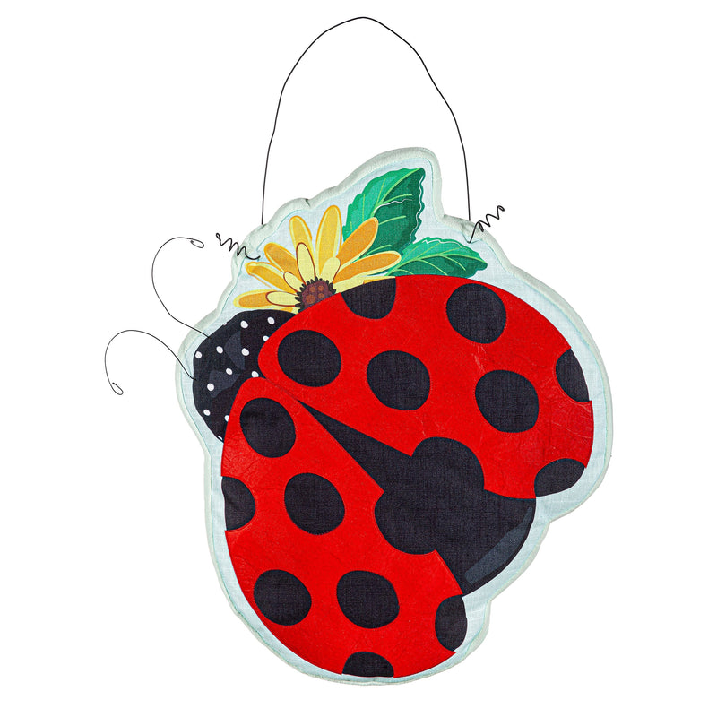 Ladybug Welcome Estate Door Decor