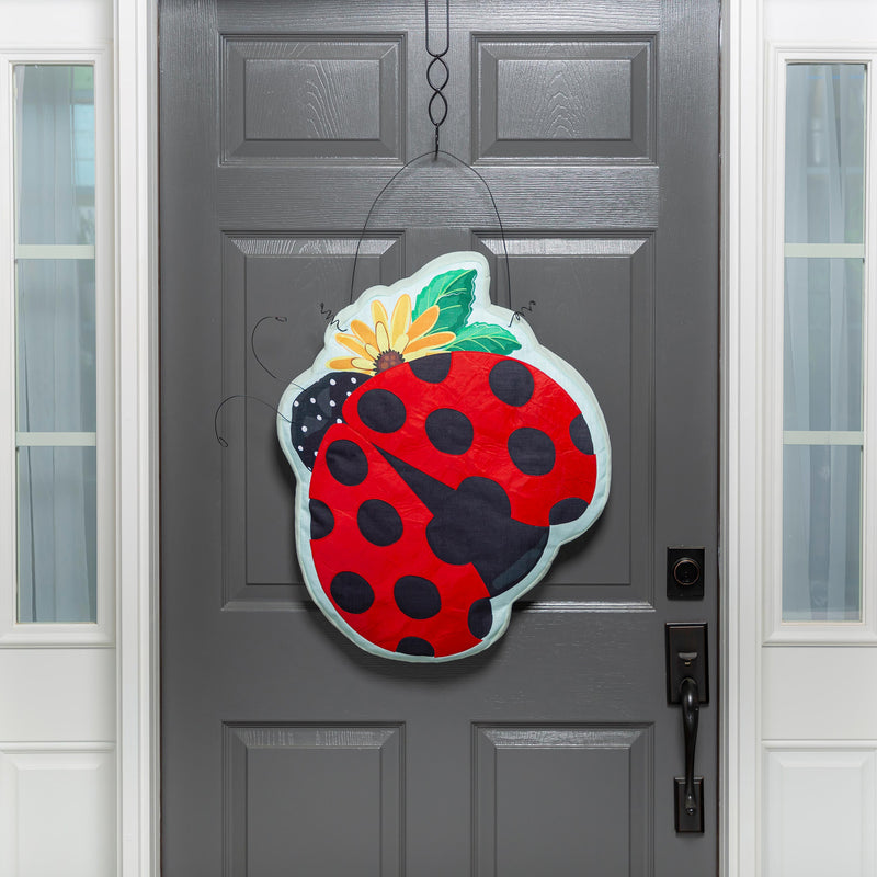 Ladybug Welcome Estate Door Decor