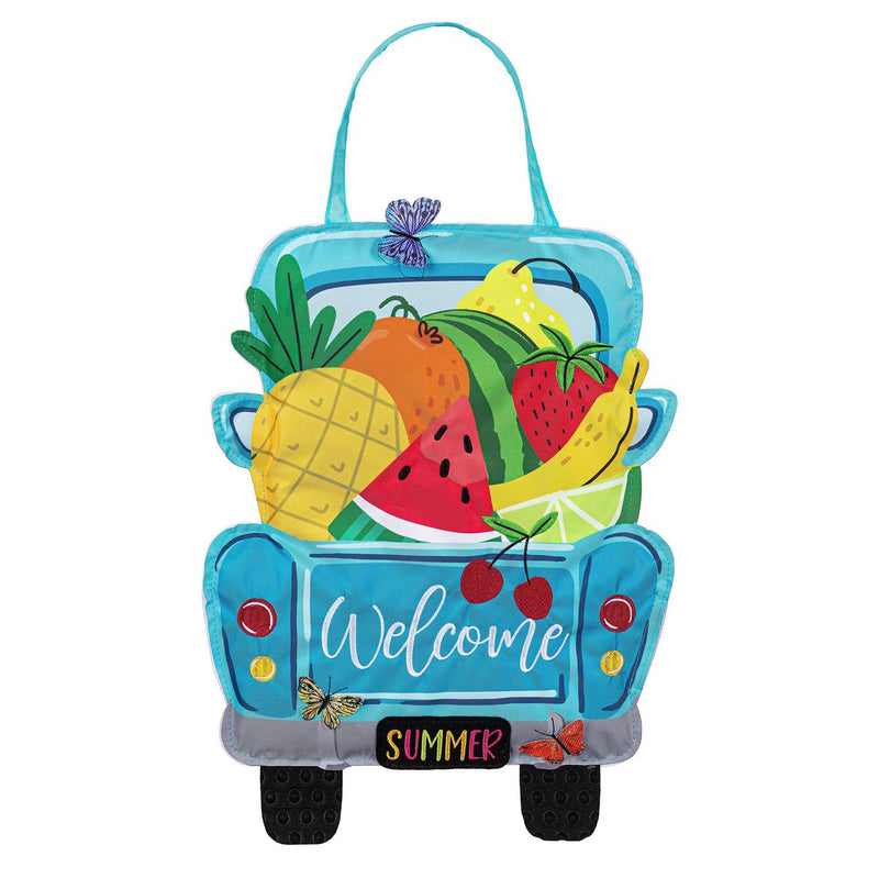 Fruity Truck Estate Door Decor