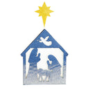 Nativity 3D LED with Diffusing Film Window Décor