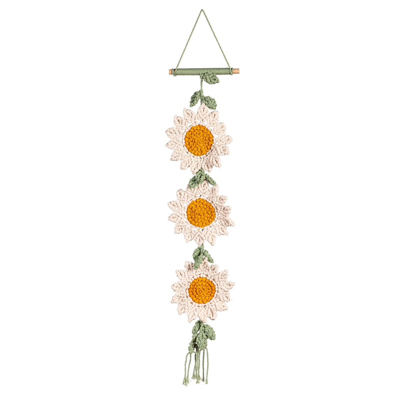 Daisy Macrame Hanging Décor