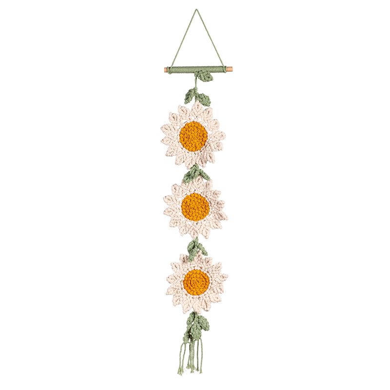 Daisy Macrame Hanging Decor