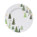 Shades of Green Plate Melamine Dinner Plate, 11"