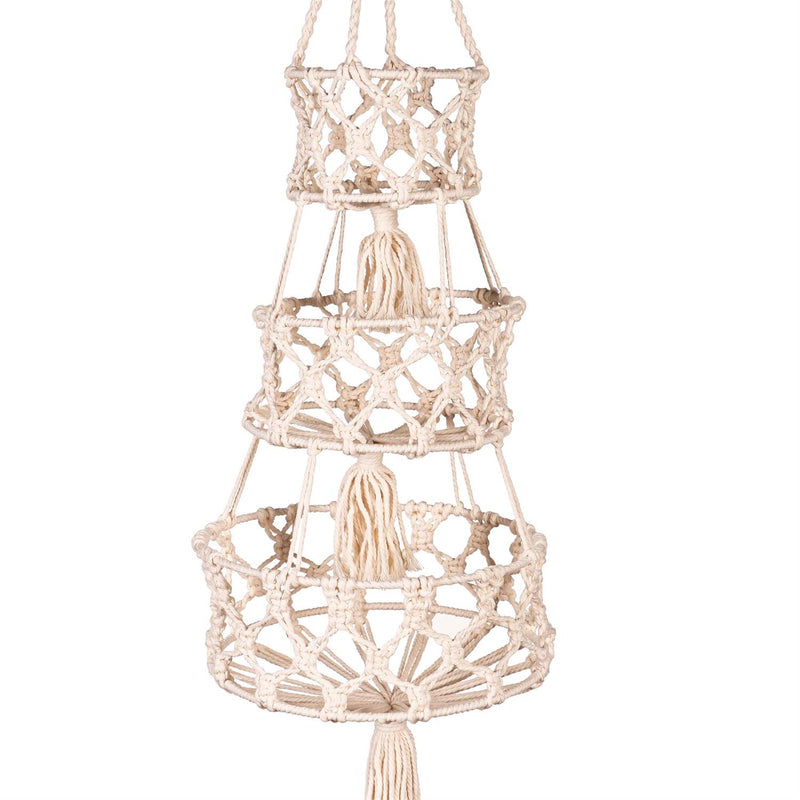 Macrame Hanging Nouveau Plant Cover for Large Planter