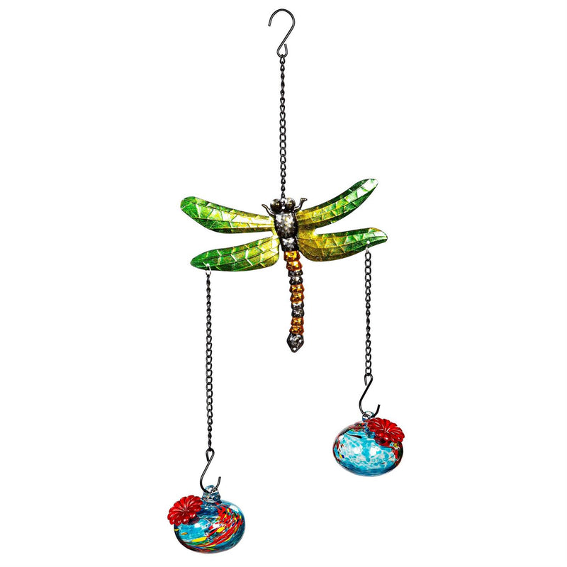 Metal Hanging Hummingbird & Butterfly Hummingbird Feeder