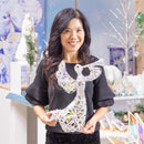 Season to Sparkle Garden Statue, LED Statue, Angel, 16"H