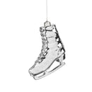 Ice skate Shatterproof Battery Operated LED Ornament, 2 ASST, Red and Silver