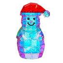 LED Snowman Statue, Santa Hat,2la2644
