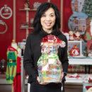 LED Snowman Statue, Santa Hat,2la2644