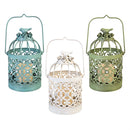 Birdhouse Lantern with LED Candle