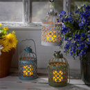 Birdhouse Lantern with LED Candle