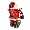 Traditional Santa Garden Statue, Resin Solar Statue, Santa with Lantern, 18"H