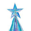 Season to Sparkle Garden Statue, LED PVC Statue, Iridescent Tree, 4'H