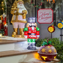 Joyful Traditions Garden Statue, LED Acrylic Statue, Nutcracker, 16"H