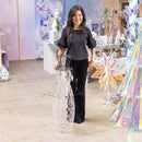 Season to Sparkle Garden Statue, Acrylic LED Statue, Snowman 40"H