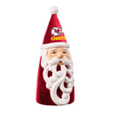 Kansas City Chiefs Santa LED Statuary, 8"