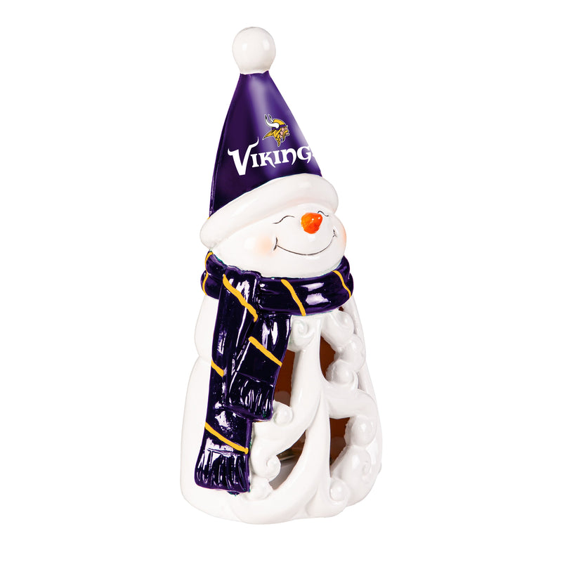 Minnesota Vikings Snowman LED Statuary, 8"