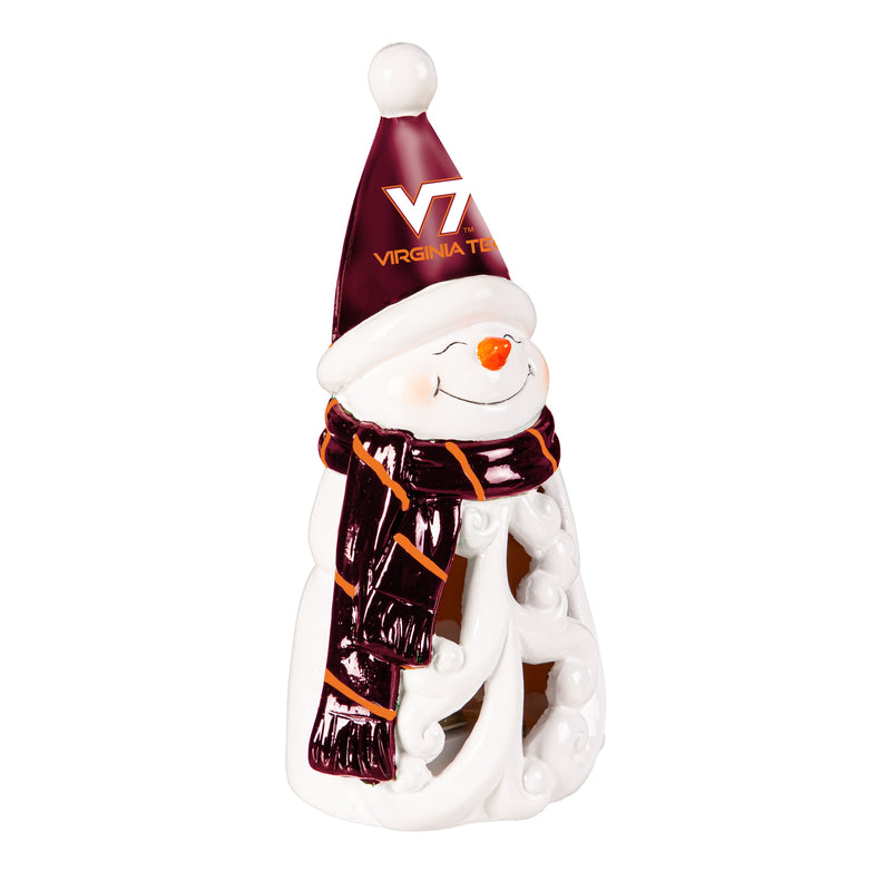 Virginia Tech Snowman LED Statuary, 8"