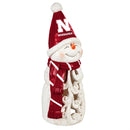 University of Nebraska Snowman LED Statuary, 26"