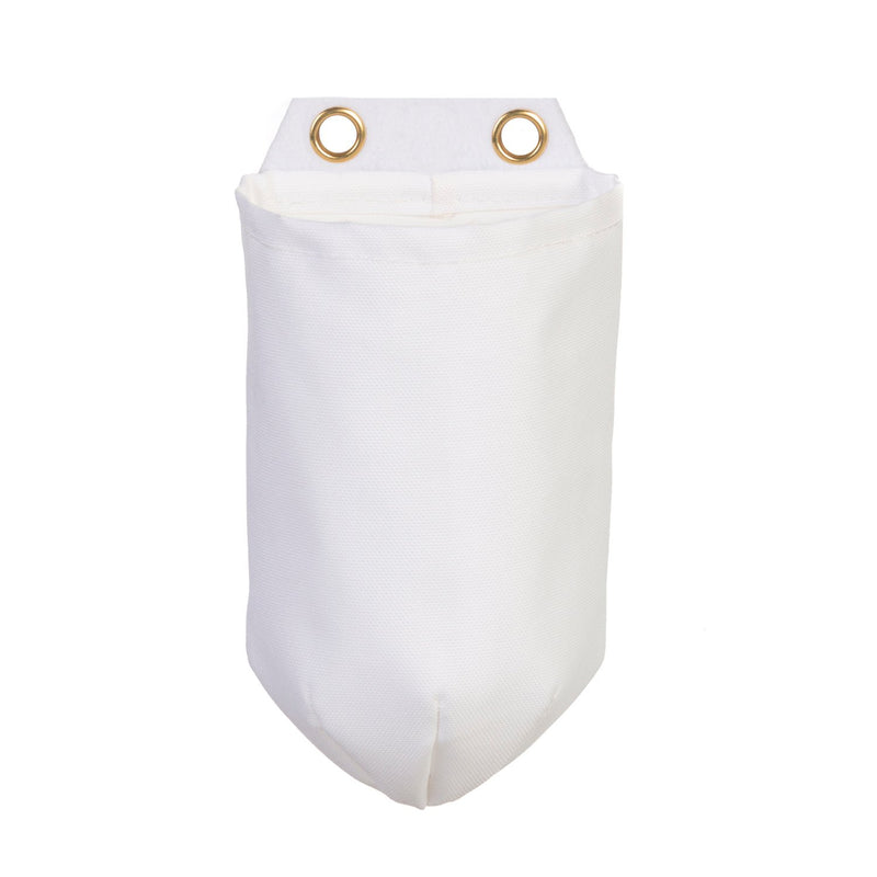 Medium Fabric Wall Pocket Planter, Set of 3, White